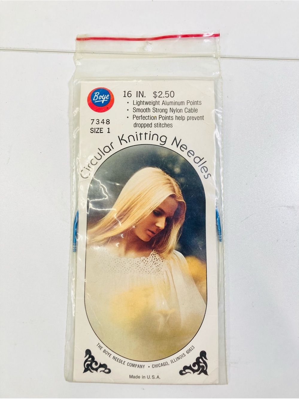 NEW Boye 16 in Circular Knitting Needles Size 1